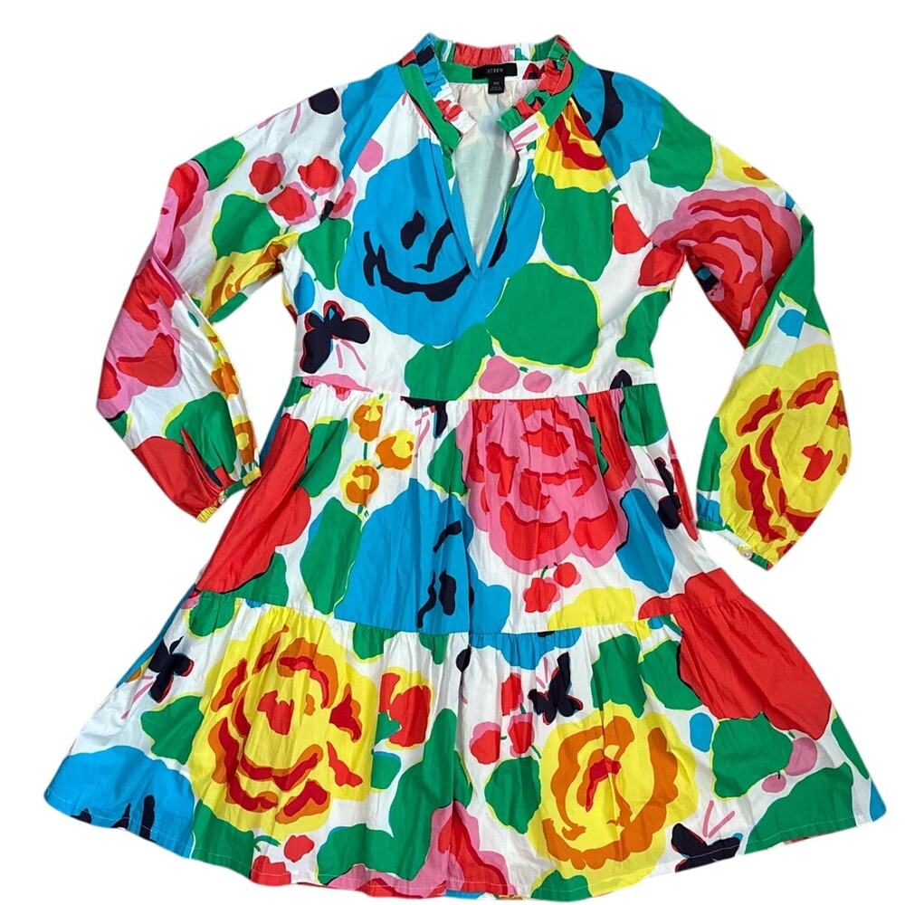 J. Crew Tiered Popover‎ Mini Dress in Ratti
Jardin Florals Pockets Size XS - Picture 6 of 13